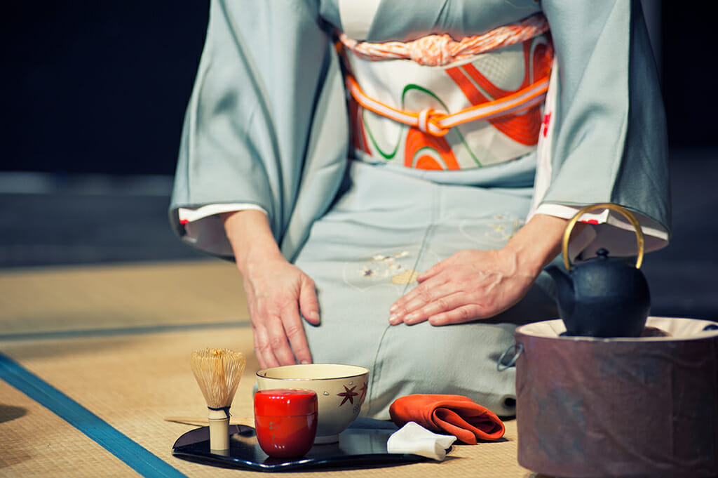 日本の伝統文化　茶の湯　着物